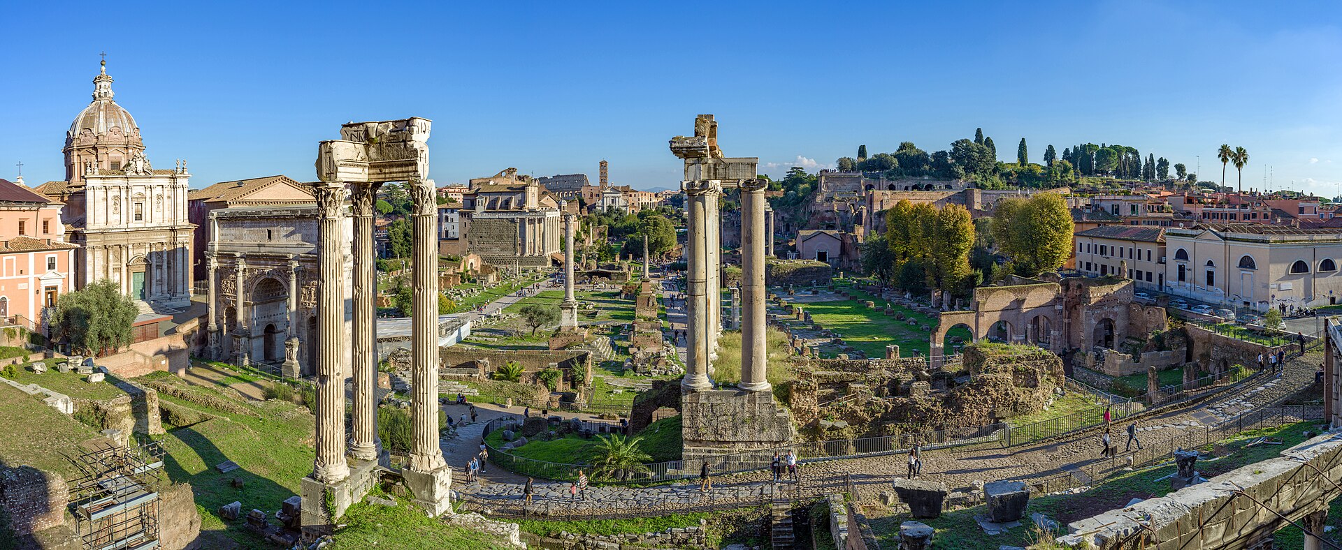 The Roman Forum — where the anteambulo walked ahead to clear the way